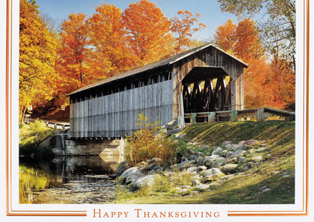 Crisp, Fall Days Thanksgiving Cards